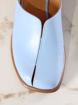 Сабо 5200.23663br.Голубая виктория+коричневый