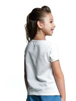 Футболка для девочки	 UD 3927 белый - Mini maxi фото 2