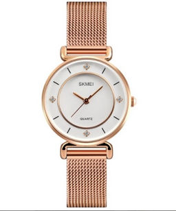 Часы наручные Skmei женские кварцевые 1330rose-gold-steel