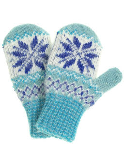 Варежки детские "Орнамент со вставкой" 0410-10
