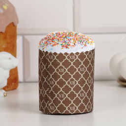 Цена за 20 шт. Формы бумажные для кулича «ХВ Новая», 70×85 мм