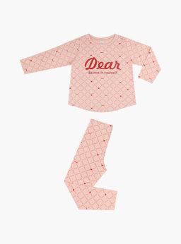 Детская пижама для девочек Indefini (Арт.3280GTC)