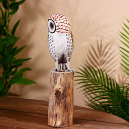 Сувенир «Филин», 13×8×27 см, дерево албезия