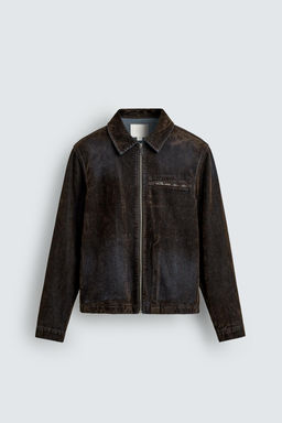 FLOCKED VELVET JACKET - Zara фото 5