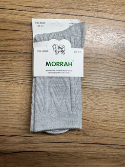 BK956 Носки, 1 пара (собачья шерсть) СЕРЫЙ