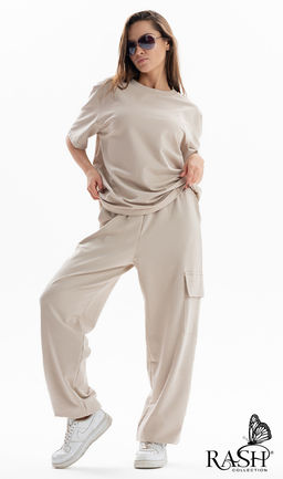 Костюм "Вайб" бежевый Цвет:как на фото