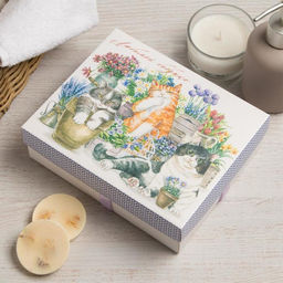 Набор махровых салфеток Любимой бабушке 30х30 см -5шт, 100% хл, 340гр/м2 - Этель фото 5