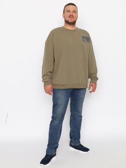 CRB wear/CWLM 60327-35 Джемпер мужской,хаки/Ex.Cherubino  фото 2