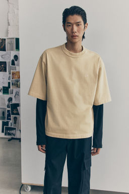 Camiseta boxy de algod?n - H&m фото 5