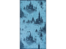 Полотенце махровое 6с102.413ж1 Зимняя сказка(джинс) 81х160см