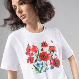 Футболка прямого кроя Великолепна уже утром - Charutti фото 3