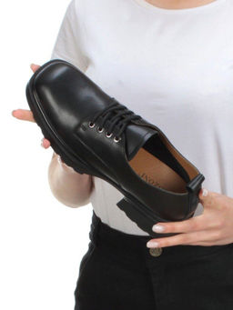 03-PDT112-1 BLACK Полуботинки женские - No name фото 2