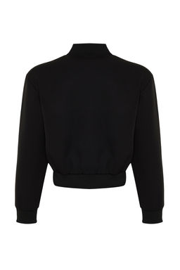 TRENDYOLMILLA Ekru Crop Ince Bomber Mont TWOSS24MO00032 фото 25