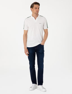 Koyu Lacivert Slim Fit Jean Pantolon