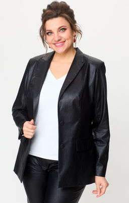 Костюм БелЭльСтиль 412/586 кожа черная фото 2