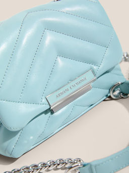 Кросс-боди ARMANI EXCHANGE VICTORIA Артикул 4361880, светло-голубой  фото 2