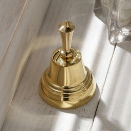 Колокольчик Валдайский Позвонок №4, полированный, с короткой ручкой, d=45 мм - Simaland фото 2