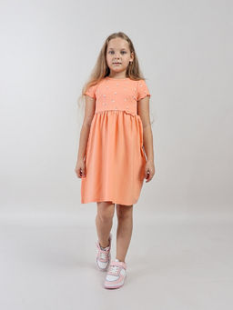 CRB wear / CWKG 63931-47 Платье для девочки,персиковый