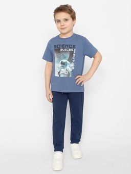 CRB wear/CSKB 63463-42-353 Футболка для мальчика,синий/Ex.Cherubino  фото 3