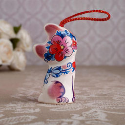 Сувенирный колокольчик Котёнок. Любовь, 6 см, микс - Simaland фото 5