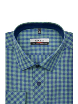 Сорочка мужская длинный рукав GREG 425/211/6071/ZS/P/1  фото 3