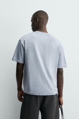 CAMISETA HEAVYWEIGHT B?SICA / Celeste - Zara фото 3