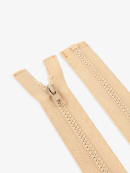 Цена за 10 шт. Молния «Трактор», №5, разъёмная, замок автомат, 80 см, бежевая