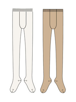 PlayToday / Колготки для девочки, 2 пары в комплекте