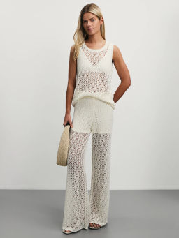 Брюки ажурной вязки из вискозы / Zarina