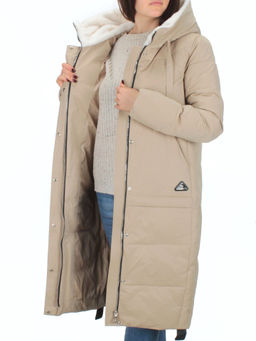 2270 BEIGE Пальто зимнее женское (200 гр. тинсулейт) - Fashion фото 7