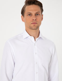 Beyaz Slim Fit Uzun Kollu Arm_rl_ G_mlek - Pierre cardin фото 2