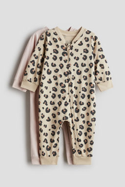 Pack de 2 pijamas de algod?n con dise?o estampado