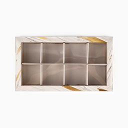 Цена за 5 шт. Коробка под 8 конфет с ячейками «Счастья», 10 х 18.5 х 3 см