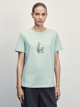 Футболка из хлопка / Zarina  фото 3