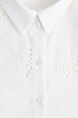 Camisa con bordado ingl?s - H&m фото 3