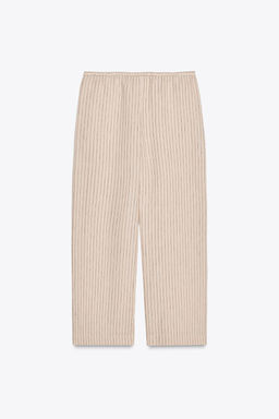 ZW COLLECTION 100% LINEN TROUSERS - Zara фото 8