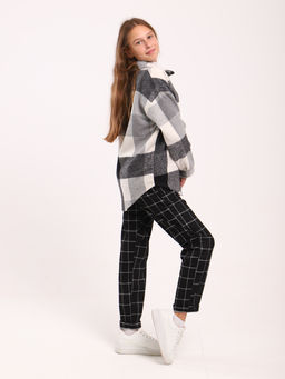 Рубашка Гранж коричневая клетка - Ладошки фото 72