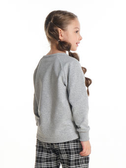 Толстовка для девочки UD 6914 серый