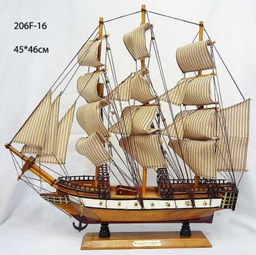 Макет парусного корабля 45х46 см / 206F-16 /уп 6/ - Галеонтрейд фото 2