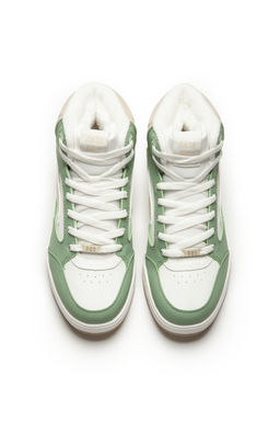 Кроссовки повседневные утепленные Зеленый