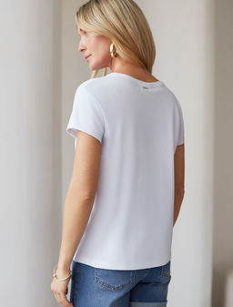 VILATTE / Футболка из премиального хлопка с авторским принтом  фото 4