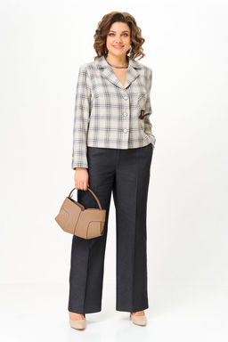 Костюм Aira Style 24246 Беж+графит