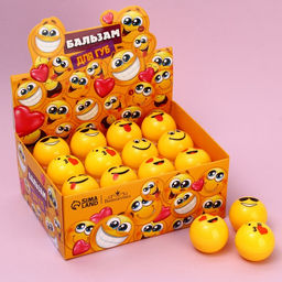 Цена за 24 шт. Бальзам для губ Улыбка, 12 г, тон прозрачный - Выбражулька фото 2