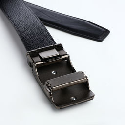 Ремень мужской, регулируемая длина 120 см, ширина 3.6 см, пряжка автомат, чёрный