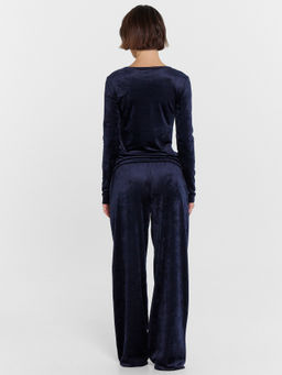 Комплект домашний женский синий велюровый - Mark formelle фото 2