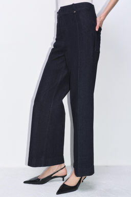 ZW COLLECTION WIDE-LEG HIGH-WAIST JEANS - Zara фото 63