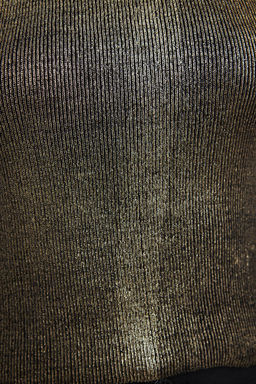 Alt?n Crop Varak Bisiklet YakaTriko Kazak TWOAW25KZ00267 - Trendyolmilla фото 4