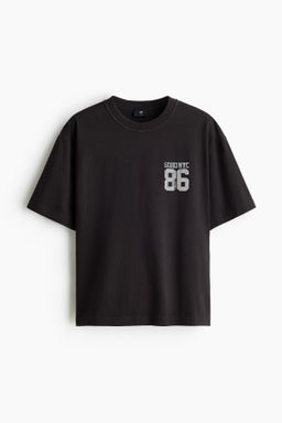 Camiseta con motivo estampado Loose Fit