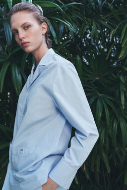 COTTON PYJAMA SHIRT - Zara фото 3
