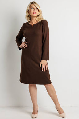 Платье женское 6162Н/04/Коричневый